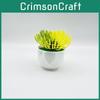Plastic Succulent Fake Plant Pot For Home Decor And Gift