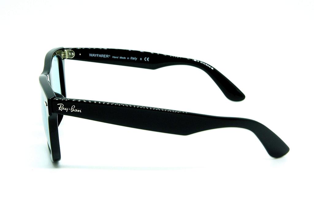 Ray-Ban RB2140F Sunglasses Black / Blue Grey 901/64 Size 52