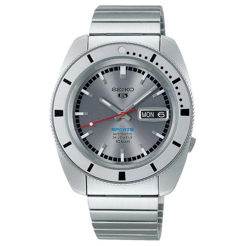 

SEIKO SKX 100 meters waterproof Automatic Steel Strap 38.5mm men s watch silver dial SRPL03