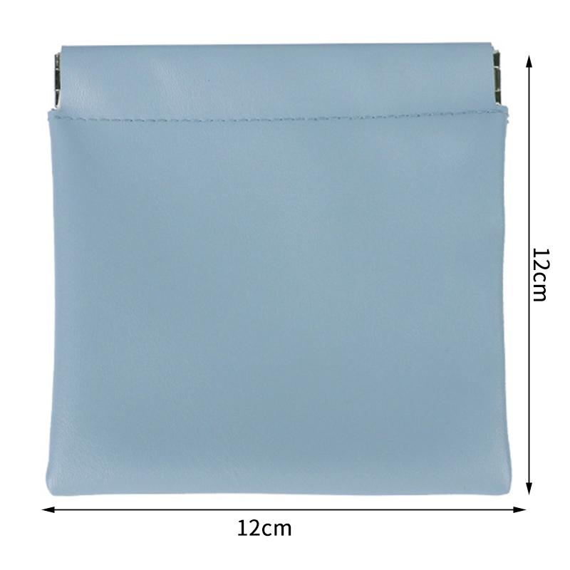 Pu Leather Makeup Storage Bag Waterproof Small Cosmetic Pouch Mini Short Wallet Bag Coin Purse Key Earbuds Credit Card Holder