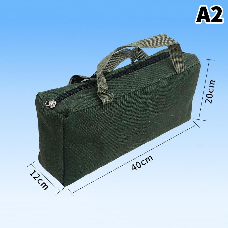 Durable Thicker Canvas Tool Bag Screwdriver Tools Packaging Large Capacity Repair Storage Pouch Electrical Tool Organizer