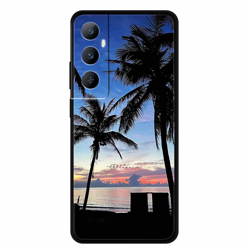 For Realme C65 4G Global C 65 Phone Case Marble Patterns Back Cover TPU Soft Silicone Protector Shield Funda for RealmeC65 Capa