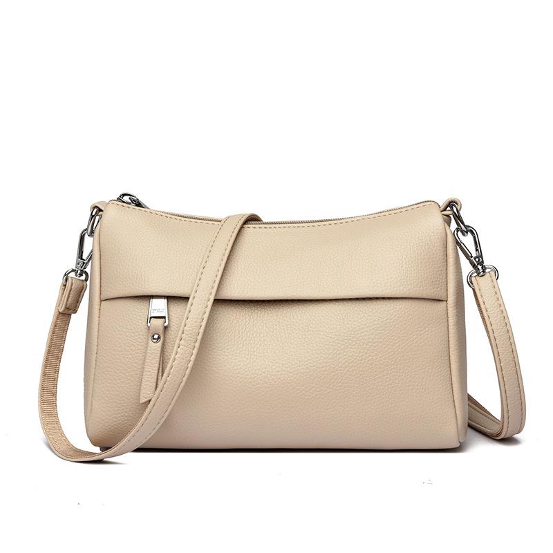 Damentasche neue weiche Leder Mutterschaftstasche Umhängetasche Damen atmosphärische Schulter Umhängetasche Handtasche