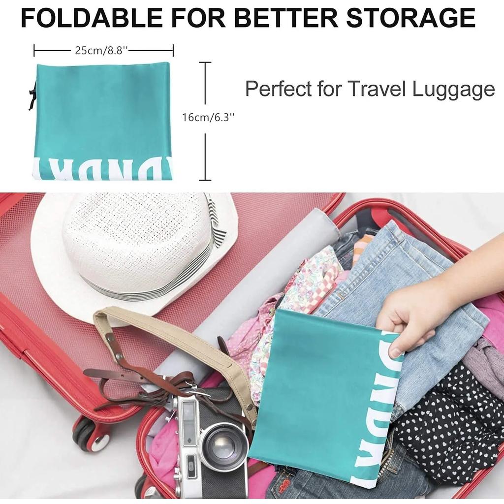 1pcs Large Capacity Travel Laundry Bags Solid Color Dirty Clothes Organizer Durable Storage Bag Portable Drawstring Bag