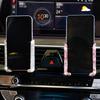 Women Car Mobile Phone Bracket Gravity Air Outlet Central Control Dual-purpose Diamond-encrusted Car Navigation Charging