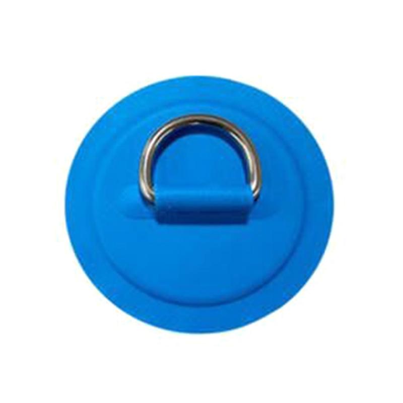 Aufblasbare Boot D-Ringe Pad Patches PVC Marine D-Ringe Pad Edelstahl Schnalle