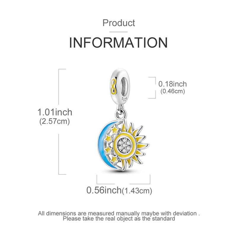 Copper Flower Sunflower Pendant Cross Beer Golden Charms Beads Fit Women Bracelet Jewelry Diy Gifts