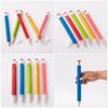 5 Pcs Wooden Large Pencil Kindergarten Pencils Big for Kids Bulk Jumbo Pens Crayon Colored Giant Crayons