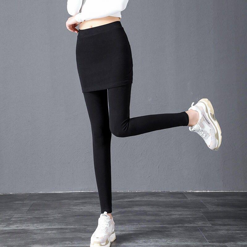 

Верхняя одежда большого размера, ложные классические брюки из двух частей, тонкая секция, высокая эластичность, тонкая посылка, бедра 2XL