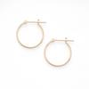 ESTELLE Hoop 18K Pink Gold [Official] Women's Earrings, (M) 0202-1470-0015-0000