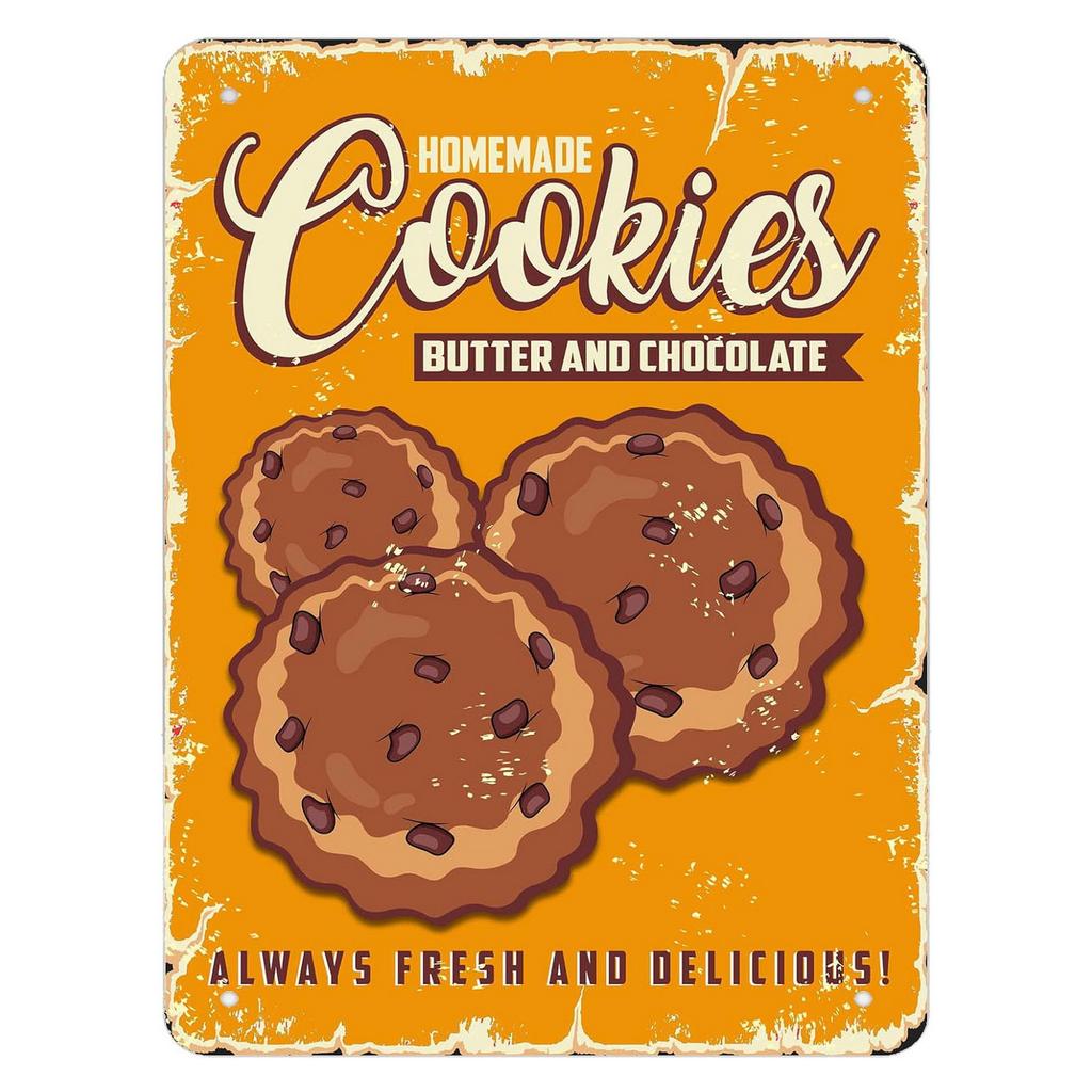 Candies Cookies Metal Tin Signs Wall Decoration Plaque Vintage Art Poster Iron Painting for Man Cave Home Cafe Garden Club Bar