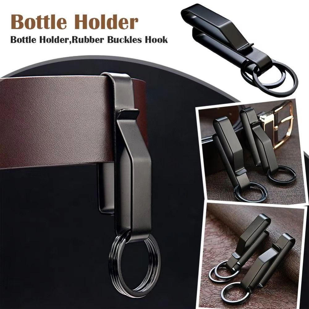 Anti-Lost Car Key Holder Stainless Steel Keychain Belt Hanger Hook Tool Key Clip Bag Strap