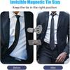 Unisex Invisible Tie Stay Clips Magnetic Anti-wrinkle Collar Clasp Anti-swing Tie Holder Clips Men