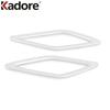 For Volkswagen VW T-Cross Tcross 2018-  Matte Car Front Inner A Pillar Audio Speaker Cover Trim Interior Accessories