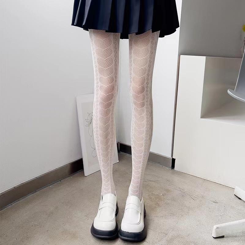 

Лолита Девочки Сладкое Сердце Цветочные Сетчатые Колготки Белые Колготки Женские Сексуальные Прозрачные С Завышенной Талией С Прорезями Нейлоновые Сетчатые Чулочки One Size бежевый