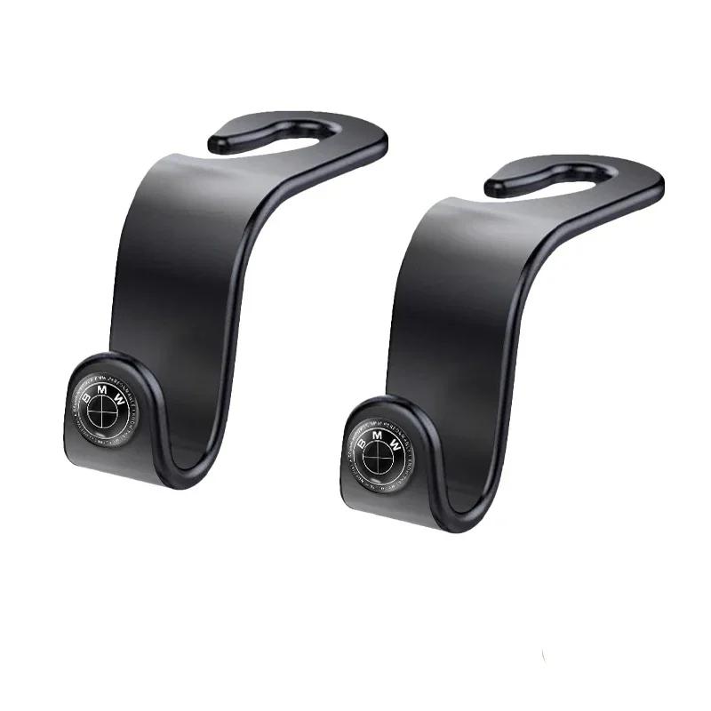 

Car Seat Headrest Hook Auto Back Seat Storage Organizer Hanger For BMW M 50th E46 E90 E49 F30 F80 E36 E46 E93 E92 F34 F31 GT G30 2pcs