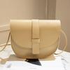 Solid color bag fashion women's bag Shoulder bag Crossbody bag personalized mobile phone small bag