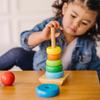 TG50038 Montessori PYRAMID SORTER TOWER WOODEN BLOCKS