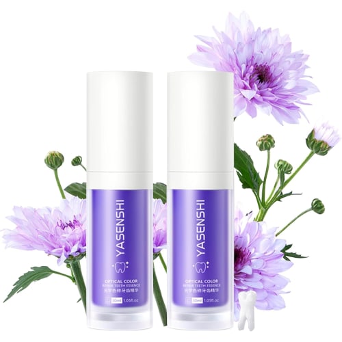 

Whitening Toothpaste Gel, New Series Purple Color Corrector, V34 Color Corrector Toothpaste, Purple Toothpaste for Teeth Whitening, Teeth Color Correc