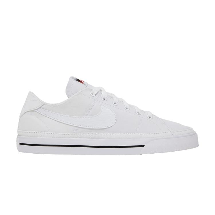 Nike Court Legacy Canvas White Black 42.5