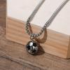 3D Football Necklaces For Men, Solid Stainless Steel Casual Scoocer Pendants, Sports Lover Boys Birthday Gifts Jewelry