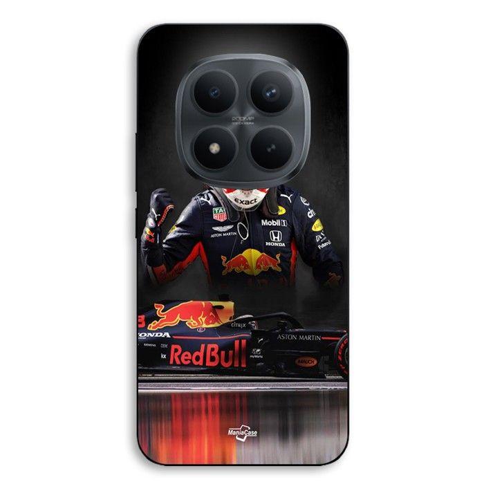 Coque de téléphone - MANIACASE - Xiaomi Redmi Note 15 Pro 5G - Silicone TPU - MOTO GP Max Verstappen - Noir noir