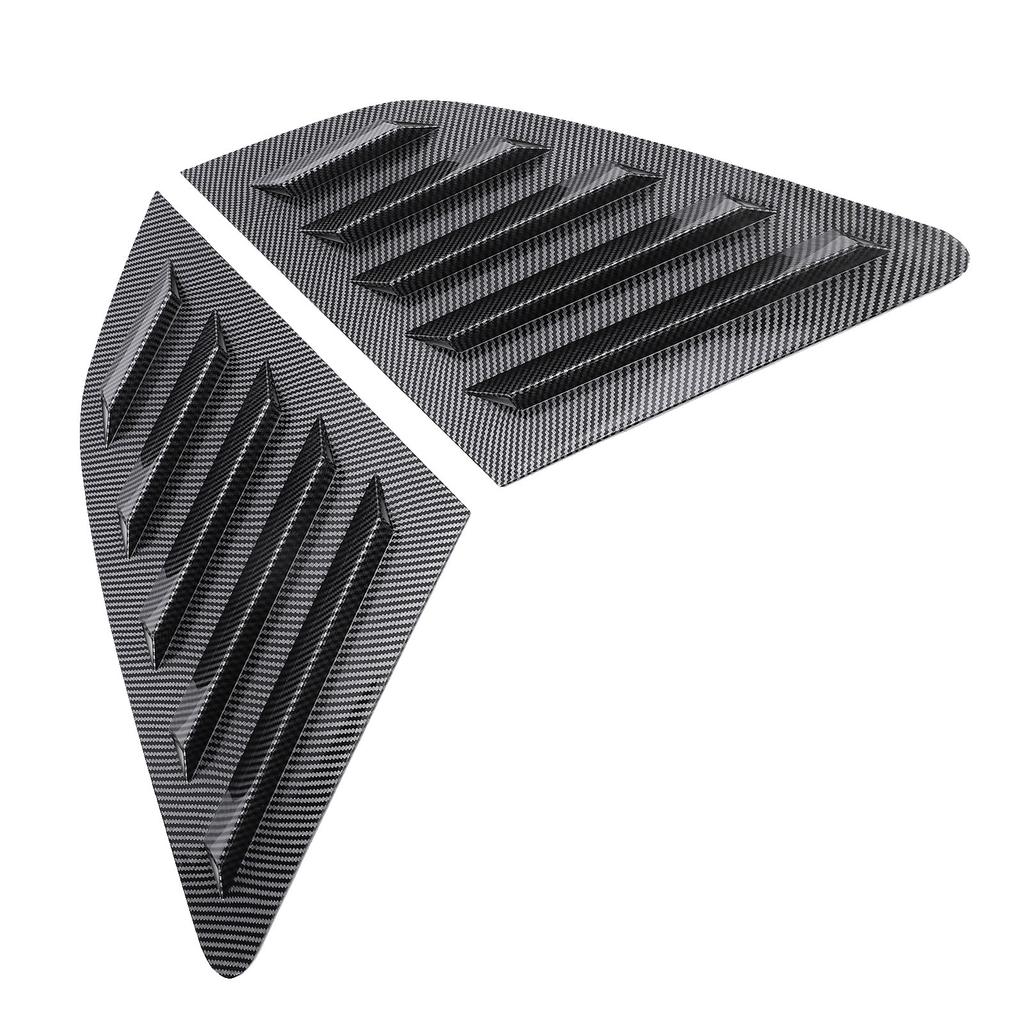 2Pcs Rear Side Window Louver Cover Left Right Rear Window   Vent Scoop Shutter Cover Blind Replacement for 8V Hatchback 2014-2020
