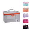 Women'S  Transparent Mesh Travel Cosmetic Bag Storage 1 Layer Toiletry Bag Large Capacity Make Up Organizer Bag