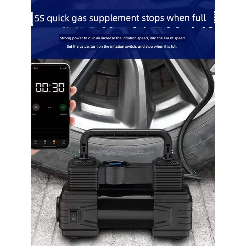 German Japan Import Technology Vehicle Air Pump Wireless Smart Car Air Pump Wired Digital Display 12V Convenient
