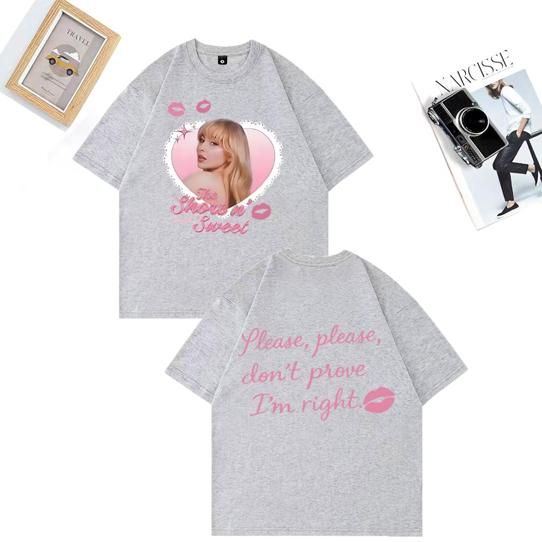 

Singer Sabrina Carpenter Tour 2026 plus size tops vintage Tshirts Unisex WOMEN s Fashion short sleeve 100 Cotton Hot Tee shirt 4XL