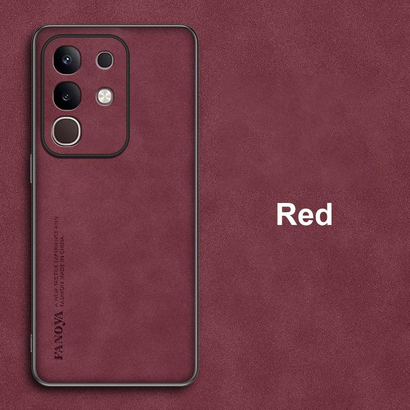 For Vivo Y29 4G Case Luxury PU Leather Phone Case For Vivo T4X Y29 Back Cover Matte Silicone Shockproof Full Protection Coque