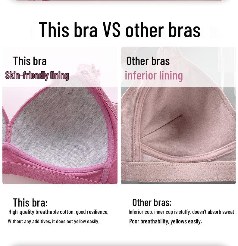 Imperial Grass Plus Size Full Coverage Adjustable Back Support No Underwire Bra