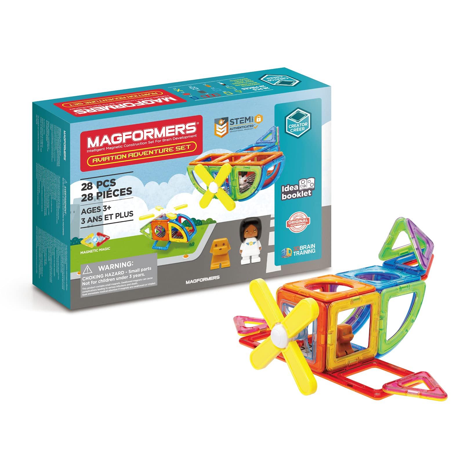 

Bornelund Magformers Aircraft Set for Ages 3 and Up [28 Pieces] (MF703015)