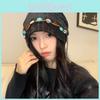 Beaded Bohemian Cap With Tassels Windproof Function For Women Fall Winter And