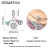 Copper Charms Original Snowman Snowflake Beads Fit Bracelet Jewelry Diy Lady'S Gift Aaccessory