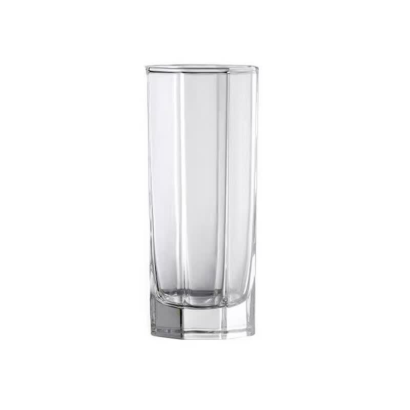 Octagonal Glass Water Cup