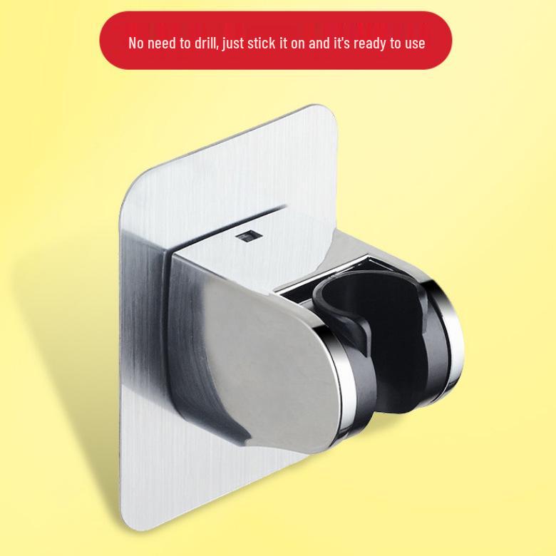 Drill-Free Shower Head Bracket: Bathroom Accessory