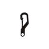 5PCS Bag EDC Alloy Outdoor Mini Spring Hook Keychain Carabiner Key Ring Clips Hook(silver)