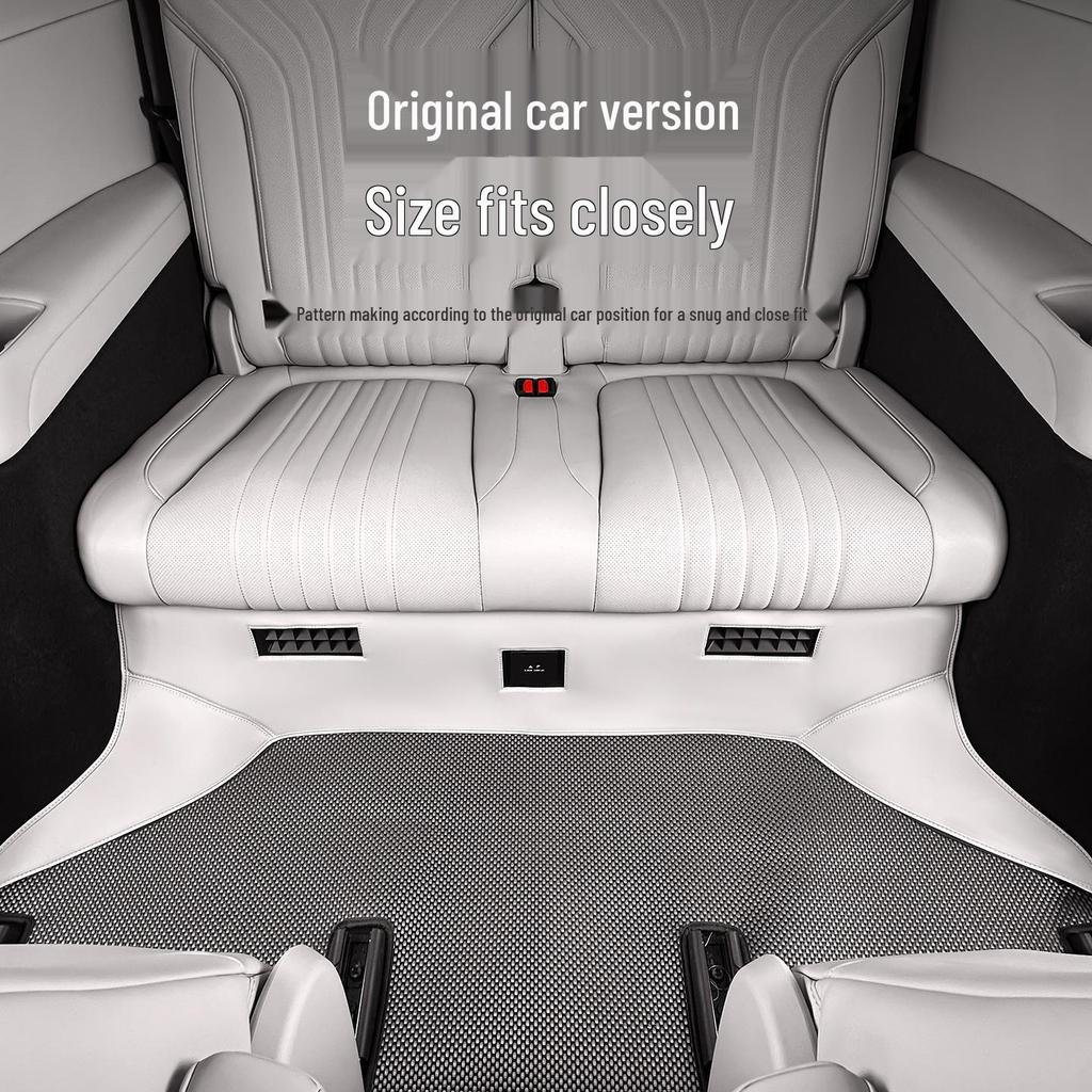 Geely Galaxy M9 Rear Seat Protective Mat: Anti-Kick, Anti-Wear Cover for Third-Row Seating