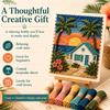 Yarn Art Decor Projects DIY Fabric Weaving Painting Kit, Halloween Christmas Crochet Kit for Decoration, Beginner Handmade Craft Project Set Holiday