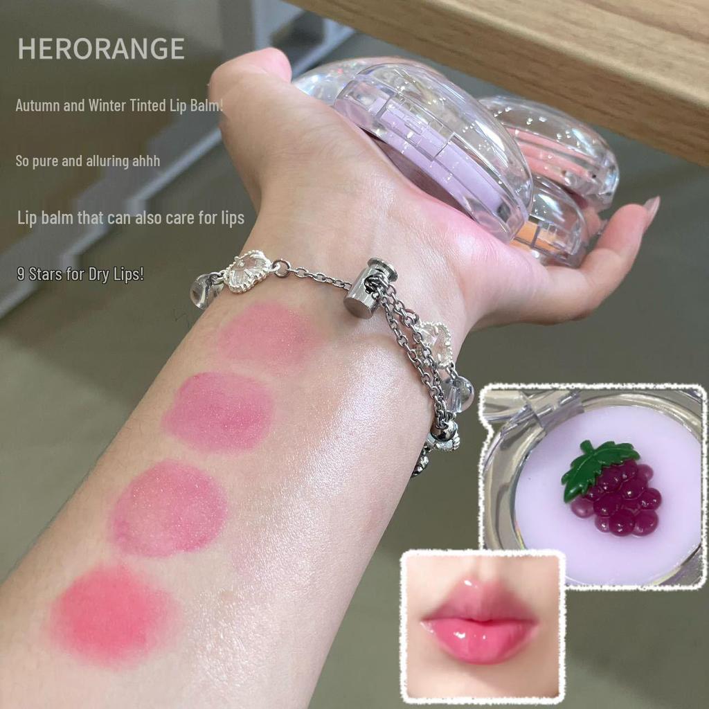 Tinted Lip Balm: Moisturizing, Hydrating, Anti-Dryness, Smooths Lip Lines, Brightens Lips, Perfect for Autumn/Winter Care.