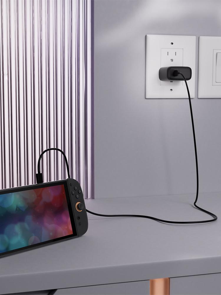60W AC Adapter Power Supply with USB C Cable for Nintendo Switch2 Accessories Wall Charger Type C Charger for Switch/OLED