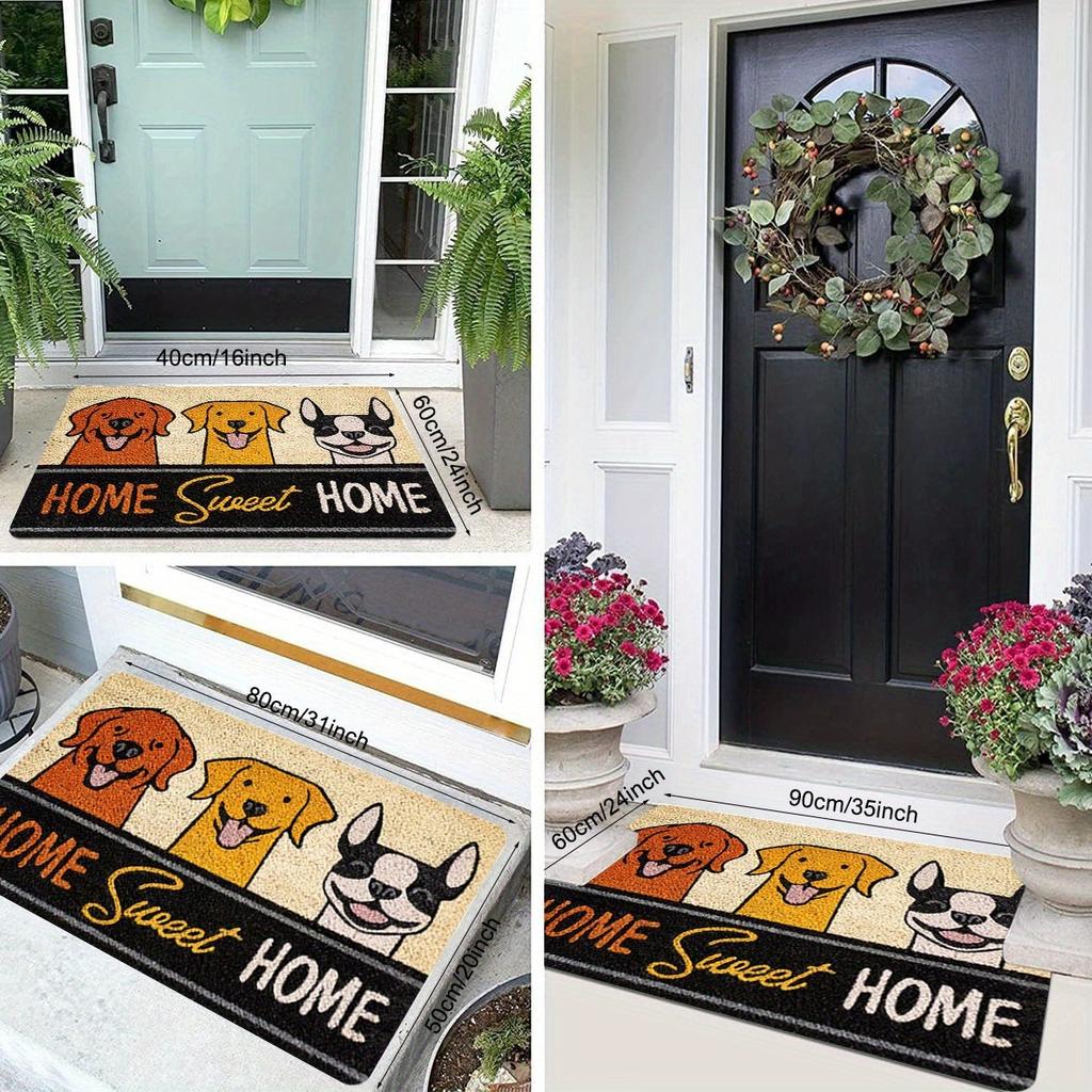 1PC Cute mat fox pattern Door Mats Kitchen Rugs Non-Slip Pop design Bathroom Rugs Bath Mat Carpet for Home Sink Laundry Decor