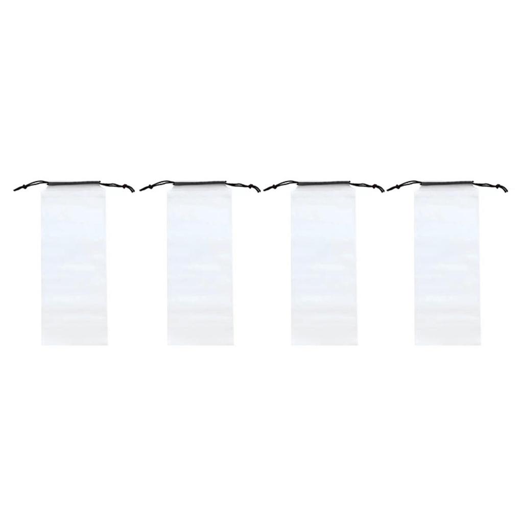 1/2/3/4/5/10PCS Wet Umbrella Covers Clear Portable Reusable Umbrella Storage Bag Waterproof Travel Umbrellas Sleeves with Drawstring