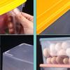 Kühlschrank Frischhalte Lebensmittel Aufbewahrungsbehälter Transparent Tragbar Eier Gemüse Obst Organizer mit Griff Feuchtigkeitsdicht
