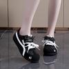 Red German training shoes women's spring new student versatile lightweight board shoes soft-soled casual sports shoes
