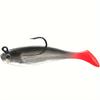 4 Pcs Fishing Bait  Luya Soft Bait Bionic Bait T Tail Fish PVC Material with Lead Pack Lead Fish Anti-hanging Bottom Bait