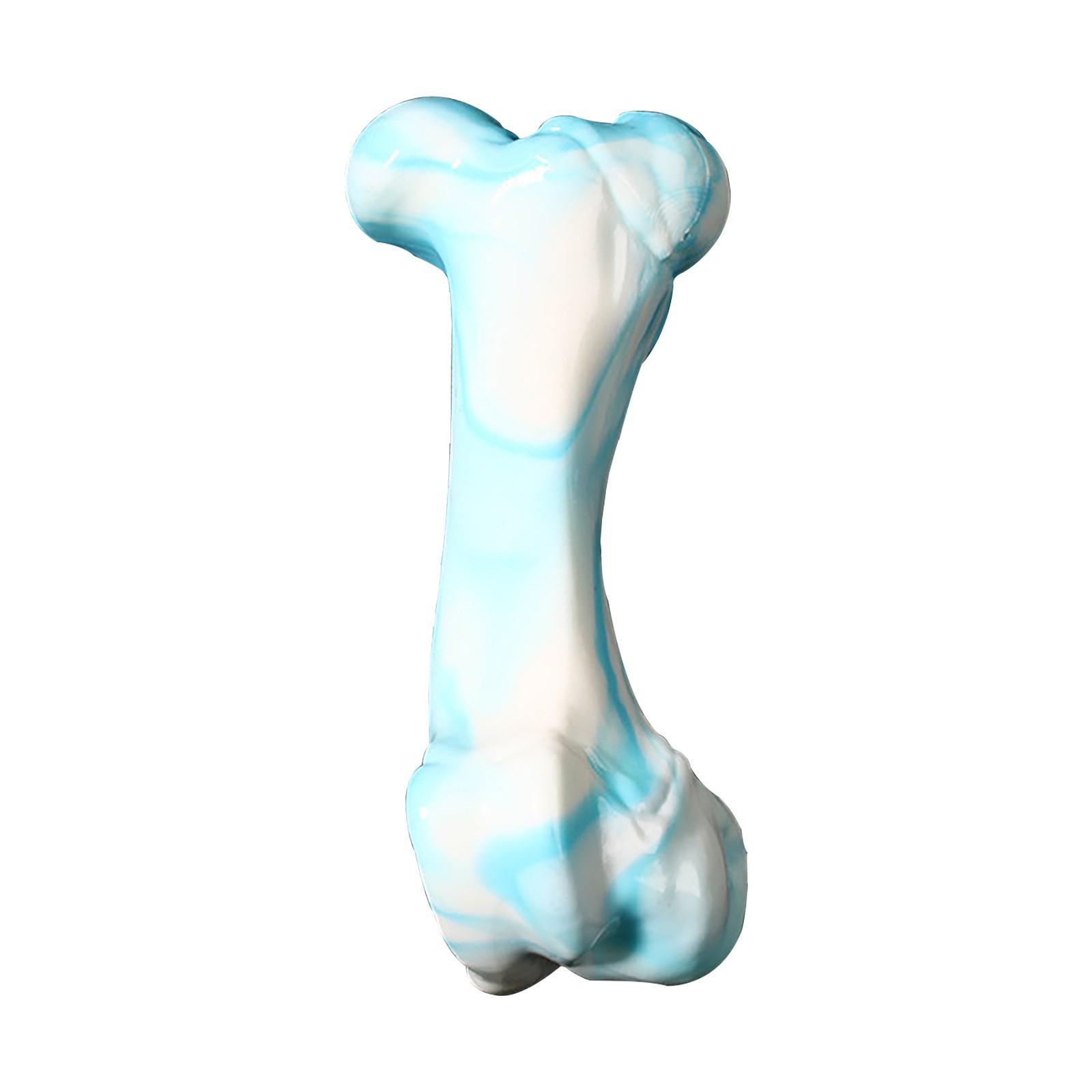 

Игрушечные коренные зубы для домашних щенков, устойчивые к жеванию и не гнилые, имитирующие коренные кости One Size синий