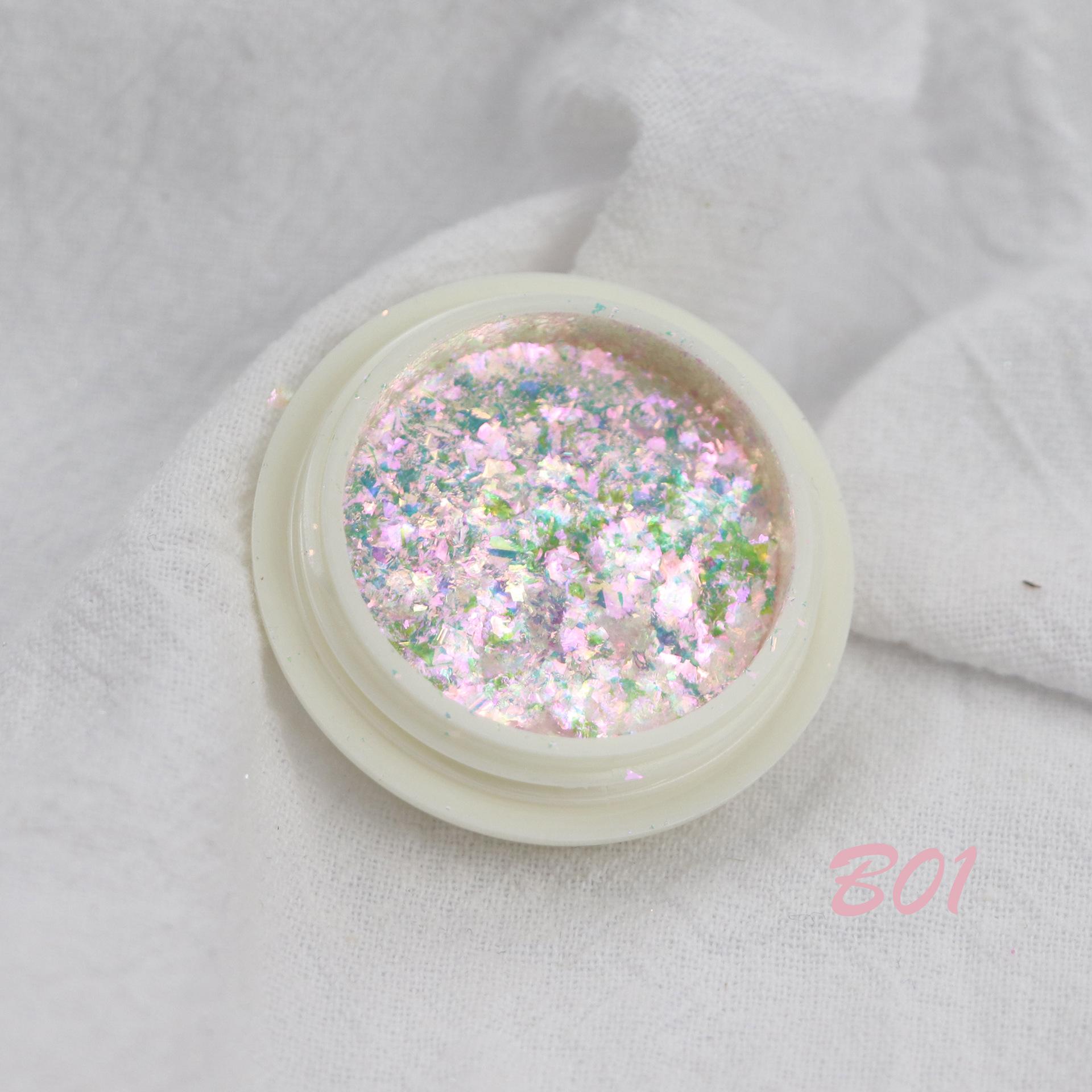 

Нейл-арт Переливающаяся золотая фольга и блестящая пудра