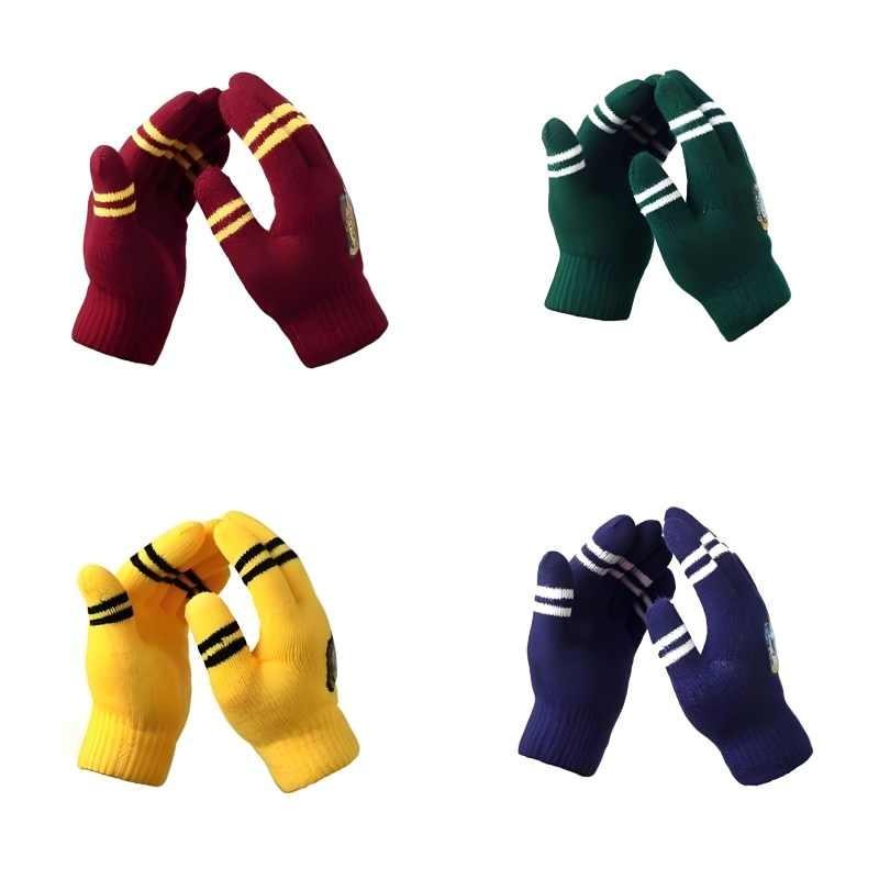 Hogwarts Potter Harry Icon Knitted Gloves Warmth Cosplay Prop Christmas Gifts